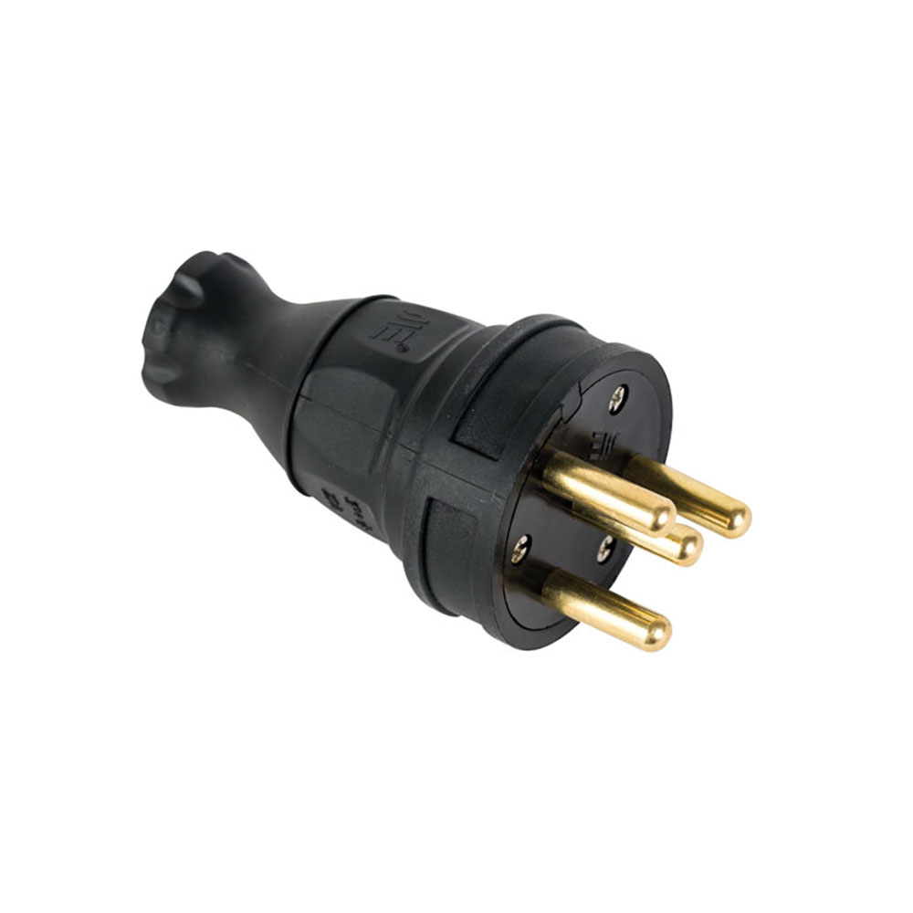 Düz Kauçuk Fiş 3P+E 25A - 401003